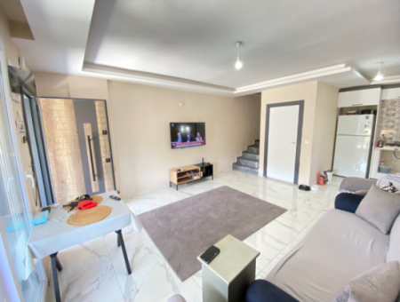 3 In 1 Duplex With Large Garden For Sale In Payamlı Village, Doganbey, Seferihisar