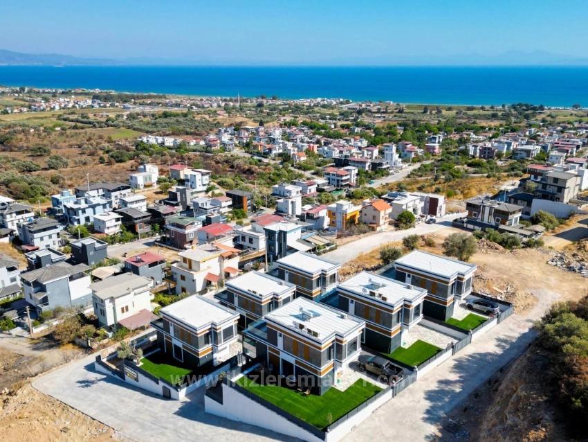 Продается Отдельный Дом В Районе Сеферихисар-Доганбей С Большим Садом И Панорамным Видом На Море