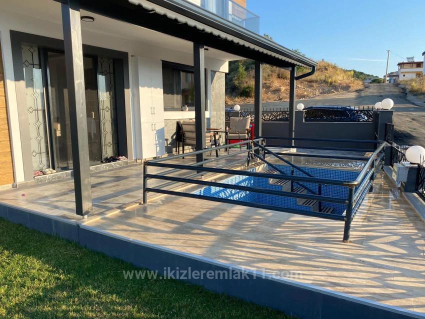 Отдельная Вилла 3+1 С Видом На Море И Бассейном На Продажу В Сеферихисаре Доганбей