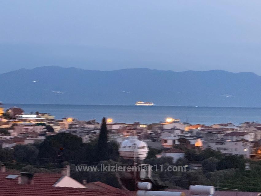 Угловая Вилла 3+1 С Видом На Море И Отдельной Кухней В Уркмезе