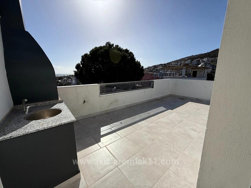 Продается Совершенно Новая, Просторная Отдельно Стоящая Вилла С 4 Спальнями И 1 Ванной Комнатой В Доганбее, Сеферихисар.