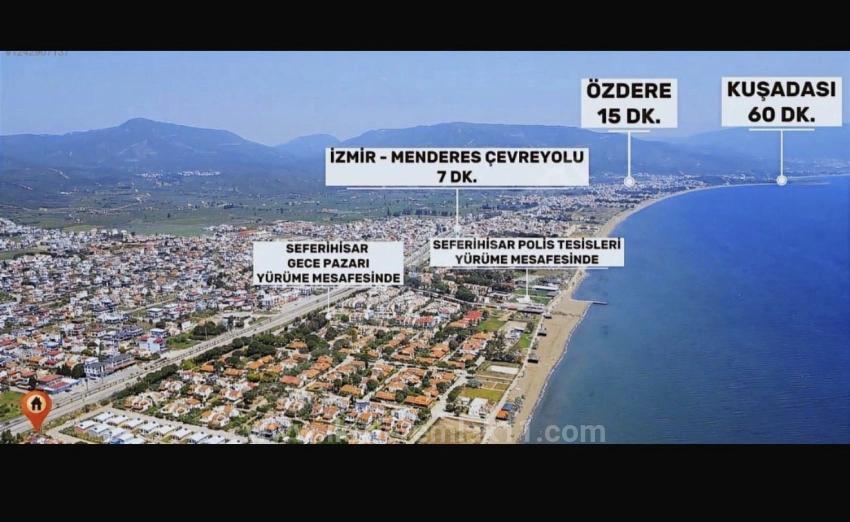 Seferihisar’cumhuriyet Mahallesi, Meltem Tur Sitesi Deniz Tarafında Satılık 4+1 Villa