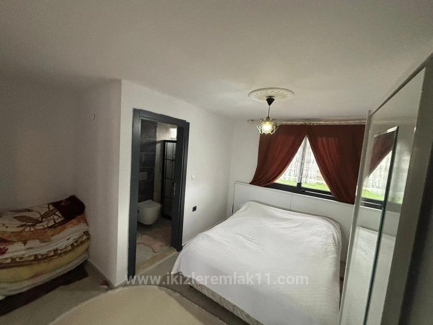 Seferihisar Doğanbey’de Satılık Bahçeli 3 + 1 Masrafsız Dubleks Yazlık